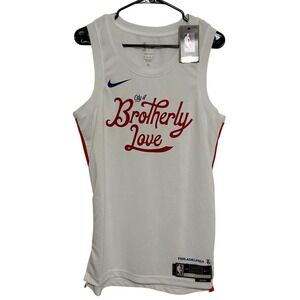 Nike Philadelphia 76ers Brotherly Love City Edition Jersey Men's Medium NWT‎
